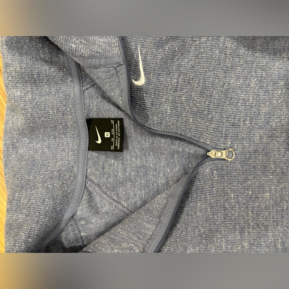 Nike Heathered Blue Full-Zip Jacket